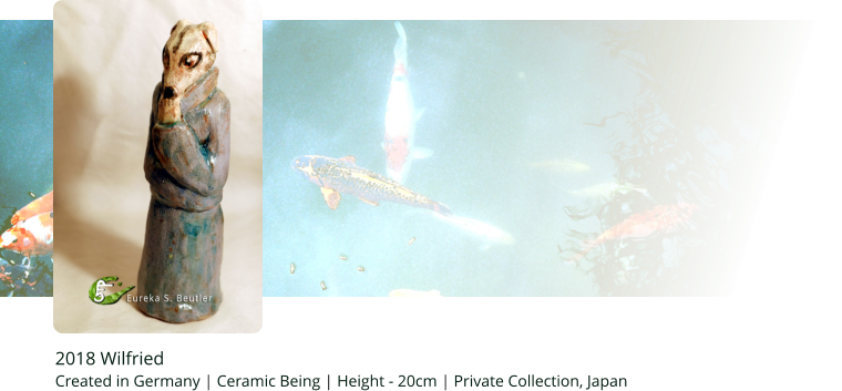 2018 Wilfried Created in Germany | Ceramic Being | Height - 20cm | Private Collection, Japan