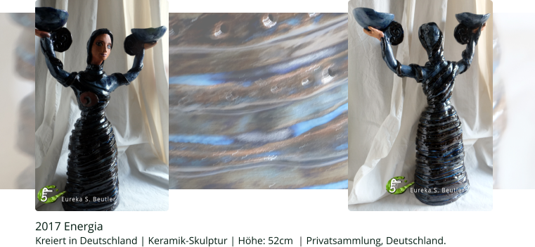 2017 Energia  Kreiert in Deutschland | Keramik-Skulptur | Höhe: 52cm  | Privatsammlung, Deutschland.